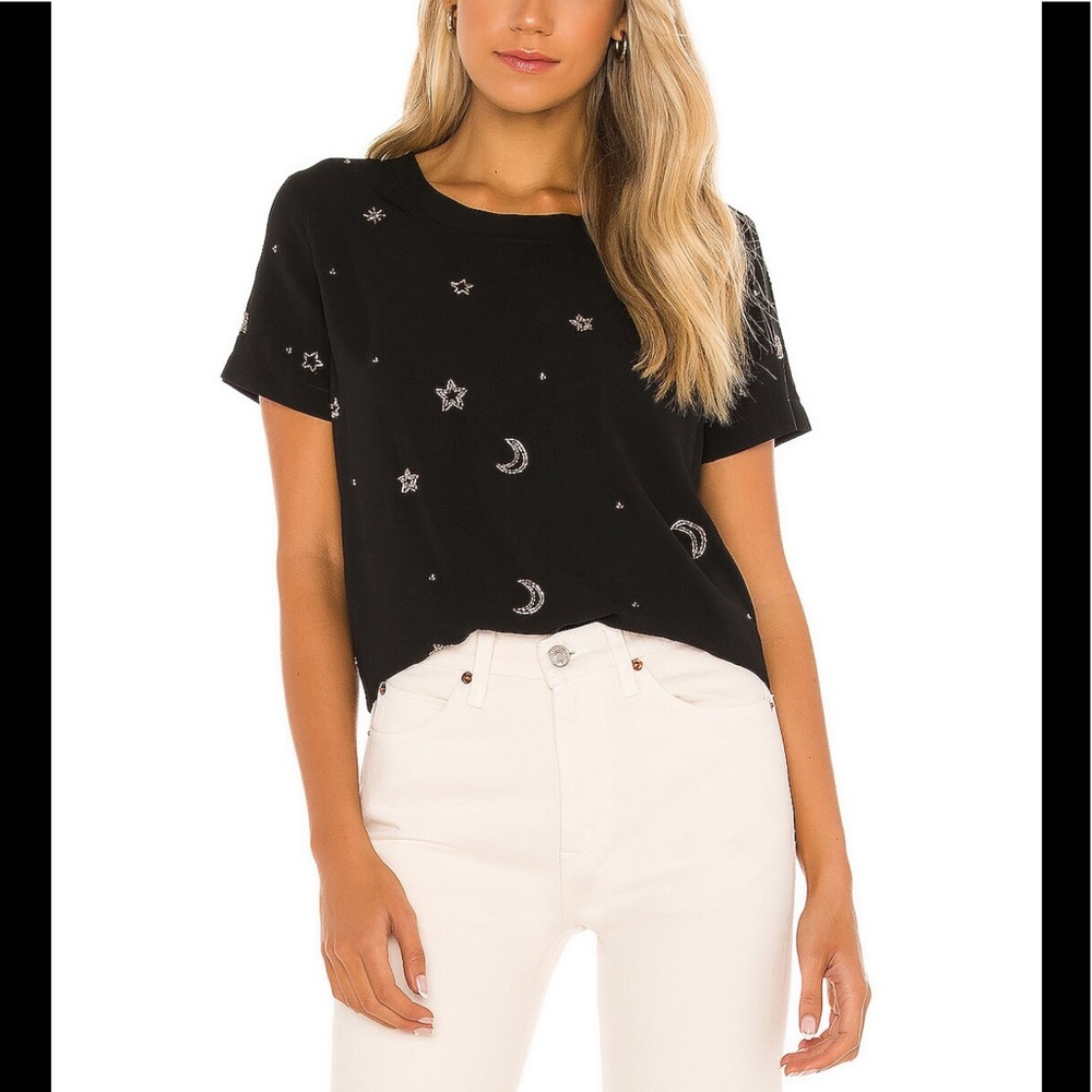 new! CHASER | Celestial Stars & Moon Beaded Top